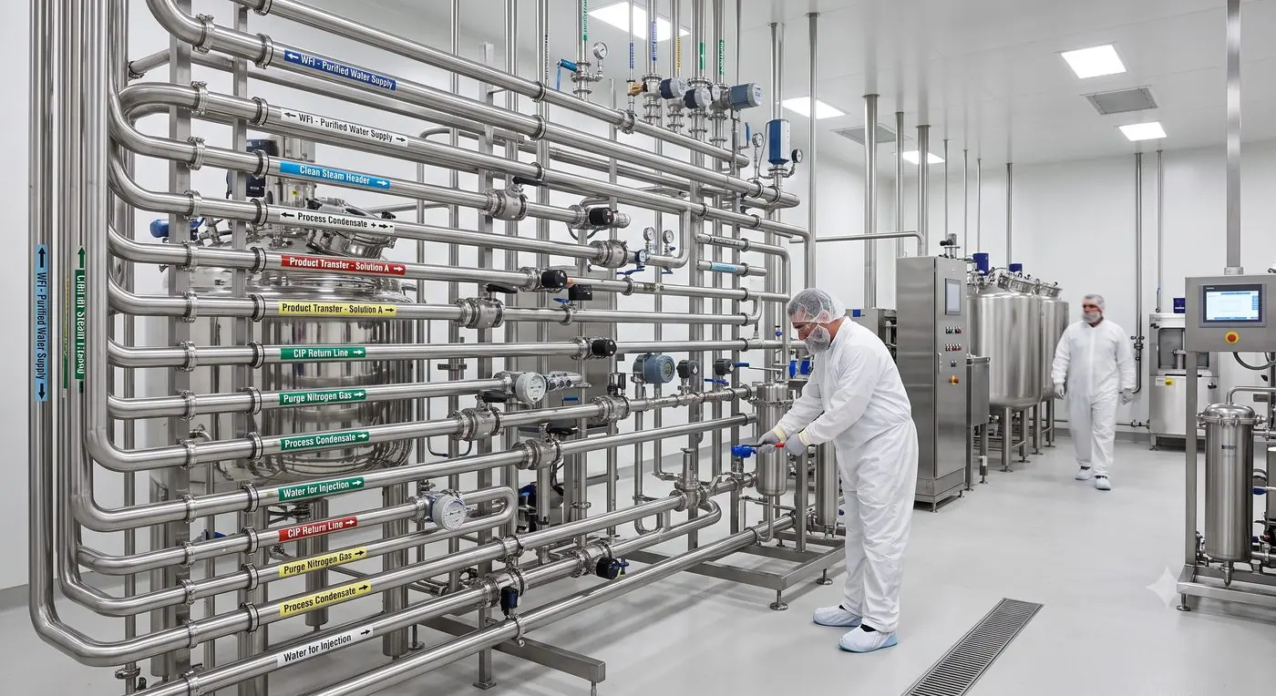 Rohrleitungsbau für die Pharmaindustrie